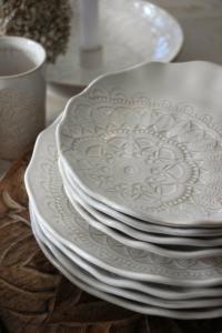 Assiett Majas Happiness, Vit - Majas Cottage