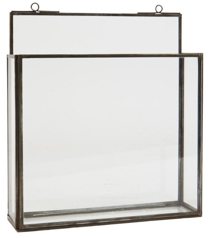 Vägghållare/tidningshållare i glas (Ib Laursen)