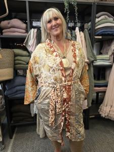 Kimono i bruna nyanser, Katja nr 1 - Love Forever