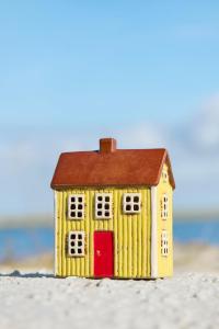 Keramikhus för värmeljus, Gult, Visby, Ib Laursen (27680-05)