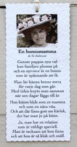 Diktkort - En bonusmamma