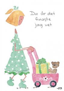 Vykort Du är det finaste jag vet (TJ Produktion)
