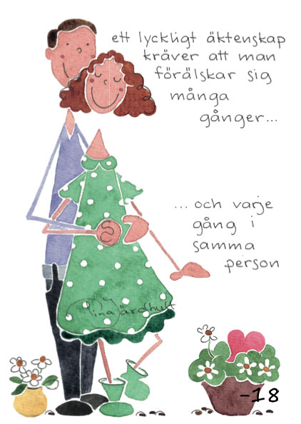 Vykort Ett lyckligt äktenskap kräver (TJ Produktion)