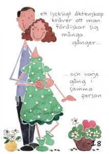 Vykort Ett lyckligt äktenskap kräver (TJ Produktion)