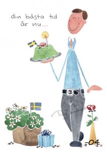 Vykort Din bästa tid är nu (TJ Produktion)