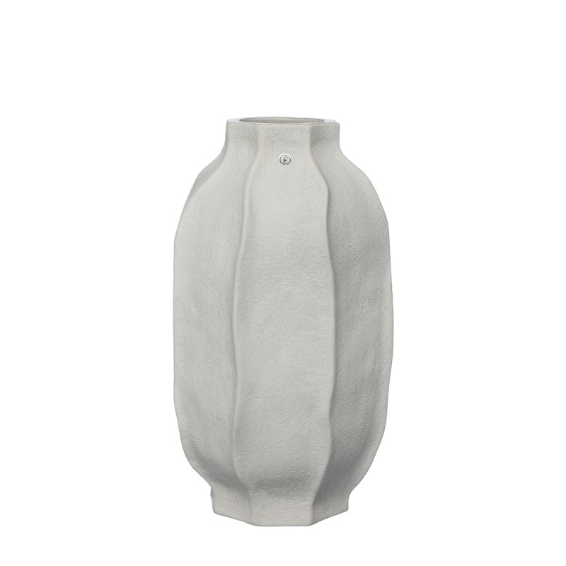 ERNST Vas Stengods d18 h30 cm Naturvit Organisk Form