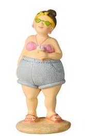 Dam i rosa bikini-bh och shorts - IB Laursen