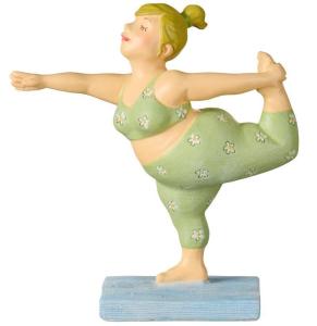 Yogadam i gröna trikåer - Ib Laursen