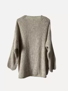 Stickad tröja, Beige Fanny - Reunion