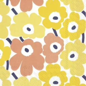 Servetter - Marimekko Unikot Gul (Lunch)