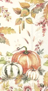 Servetter - Pumpkin Love, Cream  (Buffé)