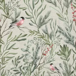 Servetter - Winter greens Cream (Lunch)