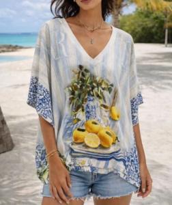 Topp, Citron "La Dolce Vita" - Caramelle Fashion