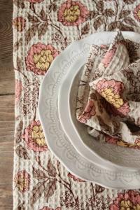 Majas Löpare i bomull, Flora - Majas Cottage