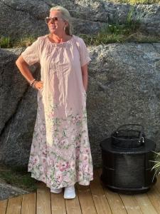 Klänning Blommig Rosa, Gia - Gemini