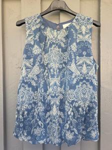 Topp Paisley Denim, Minna - Caramelle Fashion