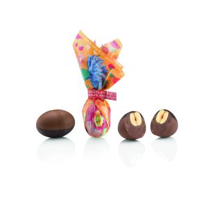Vårpralin Orange, Piemonte-hasselnöt täckt med mörk choklad med mandel - Venchi