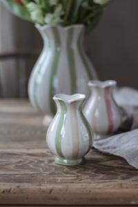 Majas Vas, Stripes Grön / Taupe - Majas Cottage