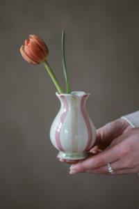 Majas Vas, Stripes Rosa / Taupe - Majas Cottage