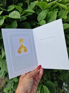 Välkommen till världen, Kort med giraff - Pictura
