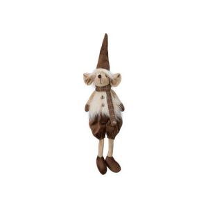 Muspojke Sittande, Brun / Offwhite (56 cm) - Wikholm Form      BERÄKNAD LEV: SEP