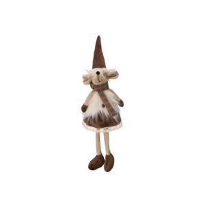 Musflicka Sittande, Brun / Offwhite (56 cm) - Wikholm Form      BERÄKNAD LEV: SEP