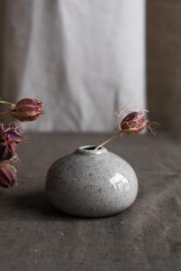 Vas Natur Glaserad, Ekstigen, 9 x 8 x 6 cm - Storefactory