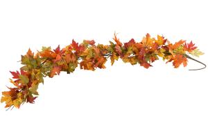 Girlang i konstmaterial, Lönnlöv / Autumn - A lot