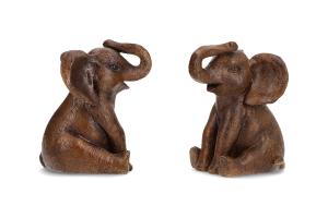 Bokstöd, Brun elefant - A lot