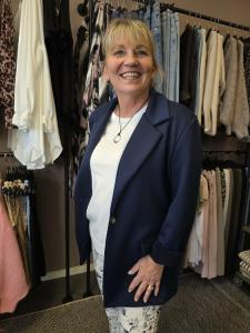 Kavaj mjukis, Marinblå Vide - Soulful Fashion