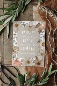 Maja Citatkort, Vänskap (A5) - Majas Cottage