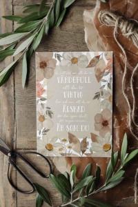 Maja Citatkort, Du vet väl om att du är Värdefull (A5) - Majas Cottage