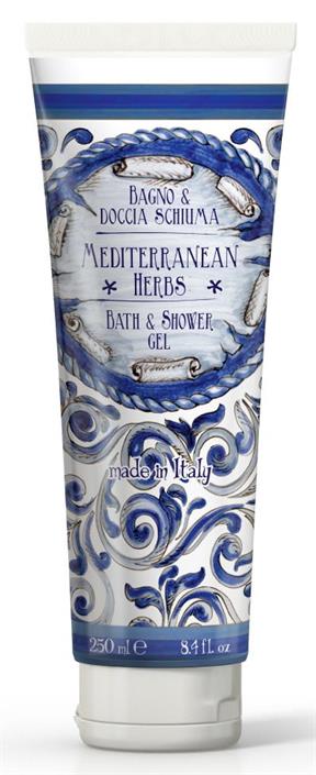 Bad- och duschtvål Maioliche Mediterranean Herbs 250ml