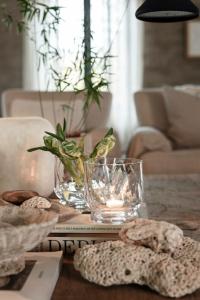 Majas Lykta / Vas, Glas, JOYFUL (11x11 cm) - Majas Cottage