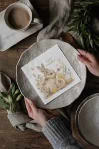 Servett "En äggstra Glad Påsk | Happy Easter" - Majas Cottage