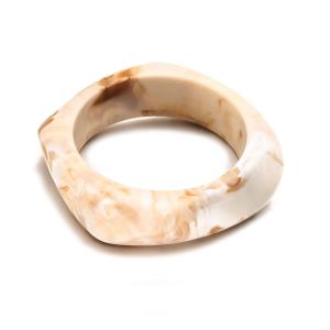 Armband, Marmorerat i beige toner - Gemini