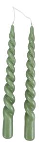 Twistat ljus, Ljus Olivgrönt (säljes styckvis)