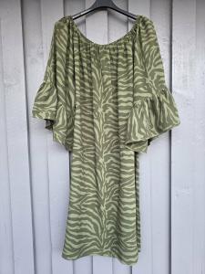 Klänning / Tunika Singoalla, Zebra Green, Harmoni - Coconut Milk