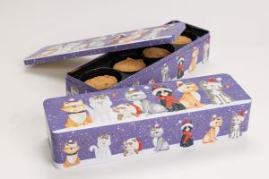 Kakor i plåtburk, Katter - Farmhouse Biscuits, 225g     BERÄKNAD LEV: OKT