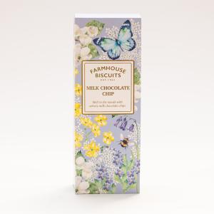 Kakor Milk Chocolate Chip i vacker ask - Farmhouse Biscuits, 150 g