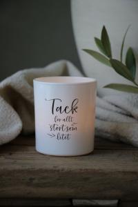 Majas Ljuslykta, Tack för allt (7x8 cm) - Majas Cottage