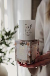 Majas Ljuslykta, Tack för allt (7x8 cm) - Majas Cottage