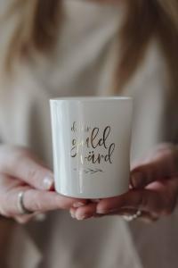 Majas Ljuslykta, Du är guld värd (7x8 cm) - Majas Cottage