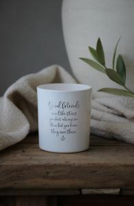 Majas Ljuslykta, Good friends are like stars... (7x8 cm) - Majas Cottage