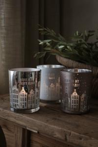 Majas Ljuslykta, Home is my happy place (Greige, 10x12 cm) - Majas Cottage