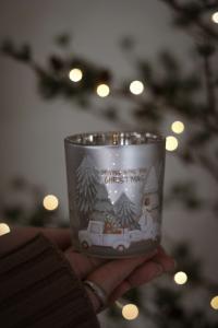 Majas Ljuslykta, Driving home for Christmas (7x8 cm) - Majas Cottage