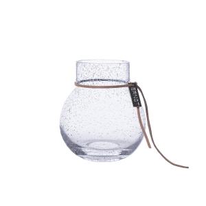 ERNST Rund glasvas Bubblig, H10 cm
