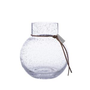 ERNST Rund glasvas Bubblig, H14 cm