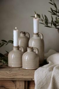 Majas Ljushållare Rustik, Låg - Majas Cottage