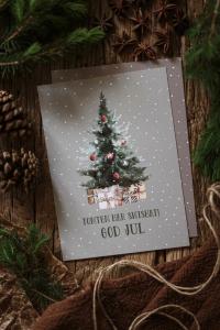 Maja Julkort A5, Tomten har swishat! GOD JUL - Majas Cottage